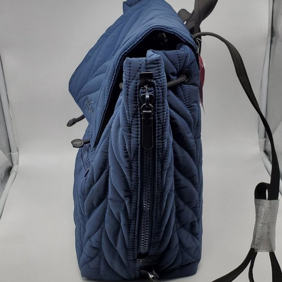 Kate Spade Large Ellie Flap Backpack Nightcap Blue main image 4